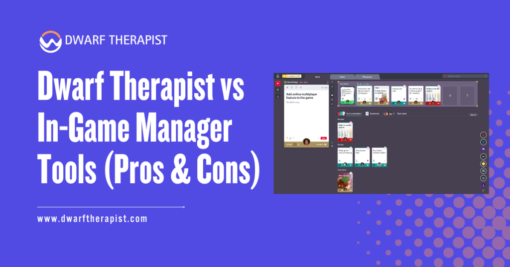 Dwarf Therapist vs In-Game Manager Tools